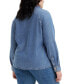 Фото #1 товара Trendy Plus Size Harrison Button-Front Long-Sleeve Shirt