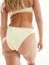 Brave Soul low rise bikini bottoms in yellow