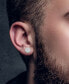 ფოტო #2 პროდუქტის Men's Diamond Octagon Cluster Stud Earrings (1/4 ct. t.w.) in 10k Gold