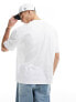 Фото #7 товара ASOS DESIGN oversized t-shirt in white with front varsity print