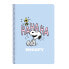 Фото #1 товара Блокнот Snoopy Imagine Синий A4 80 Листья