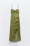 Фото #3 товара Платье миди в бельевом стиле в горошек ZARA