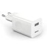 Ładowarka sieciowa zasilacz do kabla USB Quick Charge 3.0 biały