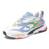 Фото #2 товара Puma RsFast Worldwide Lace Up Mens White Sneakers Casual Shoes 39451801