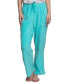 ფოტო #1 პროდუქტის Women's 2-Pk. Stretch Fleece Lounge Pajama Pants