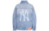 Фото #2 товара MLB 复古丹宁宽松牛仔外套 女款 蓝色 / Джинсовая куртка MLB Trendy Clothing Featured Jacket Denim Jacket 31JPN2011-50U