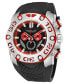 Фото #1 товара Наручные часы ewatchfactory Women's Disney Cruella Vintage Inspired Black Leather Strap Watch 38mm.
