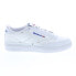 Фото #1 товара Reebok Club C 85 X U Mens White Leather Lace Up Lifestyle Sneakers Shoes