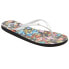 ფოტო #1 პროდუქტის ROXY Bermuda Print Flip Flops