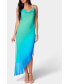 Women's Asymmetrical Ombre Dress