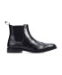 ფოტო #2 პროდუქტის Men's Carl Wingtip Chelsea Leather Pull-Up Boots
