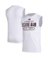 Фото #1 товара Men's White Texas A&M Aggies Sideline AEROREADY Pregame Tank Top