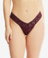 ფოტო #1 პროდუქტის Signature Lace Women's 4911 Low Rise Thong