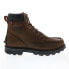 Фото #1 товара Wolverine Forge Ultraspring Moc-Toe WP 6" Mens Brown Wide Work Boots 7