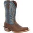 Durango Rebel Pro Square Toe Cowboy Mens Blue, Brown Casual Boots DDB0356