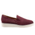 Фото #1 товара Softwalk Whistle S1810-606 Womens Burgundy Narrow Loafer Flats Shoes
