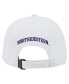 Фото #2 товара Men's White Northwestern Wildcats Blitzing Accent Iso-Chill Adjustable Hat