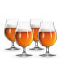 Фото #1 товара Beer Classics Tulip Glasses, Set of 4, 15.5 Oz