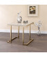 Фото #3 товара Boice II End Table in Faux Marble & Champagne