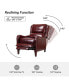 Фото #19 товара Leather Pushback Recliner chair with Adjustable Backrest for Livingroom