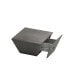 Фото #2 товара 33.46" Exquisite Ladder-Shaped Coffee Table For Office, Dining Room And Living Room, Gray
