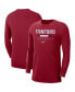 Фото #2 товара Men's Cardinal Stanford Cardinal Word Long Sleeve T-shirt