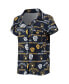 Women's Navy Milwaukee Brewers Flagship Allover Print Top and Shorts Sleep Set
