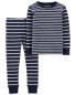 Фото #3 товара Toddler 2-Piece Striped 100% Snug Fit Cotton Pajamas 2T