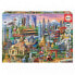 Фото #1 товара EDUCA BORRAS 1500 Pieces Symbols Of Asia Puzzle