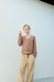 Фото #2 товара Детский свитер ZARA "Свитер из вязанного полотна с бахромой"