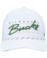Фото #2 товара Men's White Milwaukee Bucks Downburst Hitch Snapback Hat