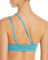 Aqua Swim 299573 Women One Shoulder Cutout Bikini Top Size S