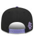 ფოტო #2 პროდუქტის Men's Black/Purple Pittsburgh Pirates Grape Big League Chew Flavor Pack 9FIFTY Snapback Hat