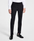 Фото #2 товара Men's Slim-Fit Faille-Trim Tuxedo Pants, Created for Macy's