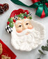 Фото #2 товара Christmas Tree Black and White Santa Plate