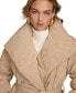 ფოტო #4 პროდუქტის Women's Belted Wing-Collar Teddy Coat, Created for Macy's