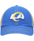 Фото #4 товара Men's Royal, Natural Los Angeles Rams La Trawler Trucker Clean Up Snapback Hat