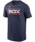 Фото #4 товара Men's Carlton Fisk Navy Chicago White Sox Cooperstown Collection Name and Number T-shirt
