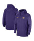 Фото #2 товара Куртка с капюшоном Nike для игрока LSU Tigers 2023 в фиолетовом цвете