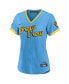 Фото #3 товара Women's Christian Yelich Powder Blue Milwaukee Brewers City Connect Replica Player Jersey