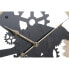 Фото #3 товара Настенное часы DKD Home Decor Натуральный Чёрный MDF Шестерни (70 x 4 x 45 cm)