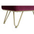 Bench DKD Home Decor 110 x 42 x 44 cm Metal Maroon