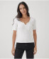 Фото #1 товара Women's Favorite Rib Henley Top