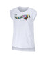 ფოტო #2 პროდუქტის Women's White Minnesota Wild Greetings From Muscle T-shirt