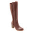 Фото #4 товара Softwalk Katia S1854-255 Womens Brown Narrow Leather Zipper Knee High Boots