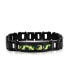 Фото #1 товара Stainless Steel Camo ID Bracelet - Black Plated