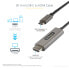 Фото #7 товара StarTech.com 3ft (1m) USB C to HDMI Cable 4K 60Hz w/ HDR10 - Ultra HD USB Type-C to 4K HDMI 2.0b Video Adapter Cable - USB-C to HDMI HDR Monitor/Display Converter - DP 1.4 Alt Mode HBR3 - 1 m - HDMI Type A (Standard) - USB Type-C - Male - Male - Straight