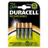 Фото #1 товара DURACELL 1x4 R3 AAA 750mAh Rechargeable Batteries