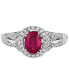 Couture® Passion Ruby (3/4 ct. t.w.) & Vanilla Diamond (1/3 ct. t.w.) Ring in Platinum