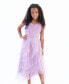 Big Girls Asymmetrical Cascade Party Dress